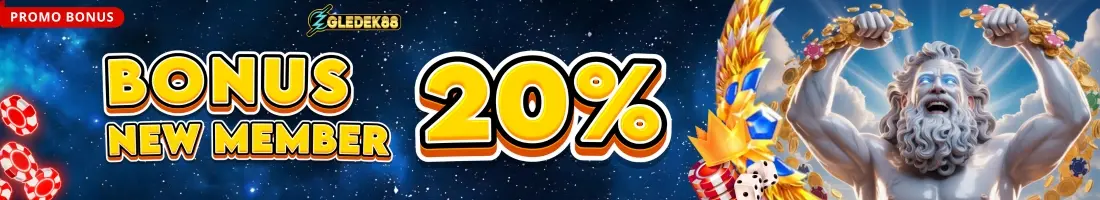 BONUS NEW MEMBER 20%
