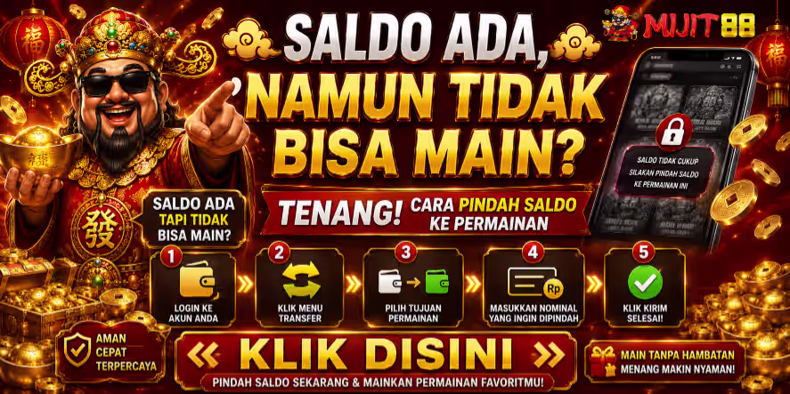 Cara mudah pindah saldo ke permainan